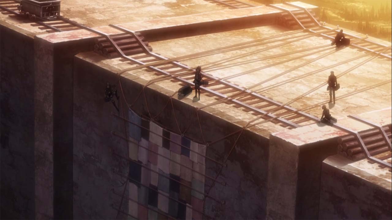 Escena de Shingeki no Kyojin S2